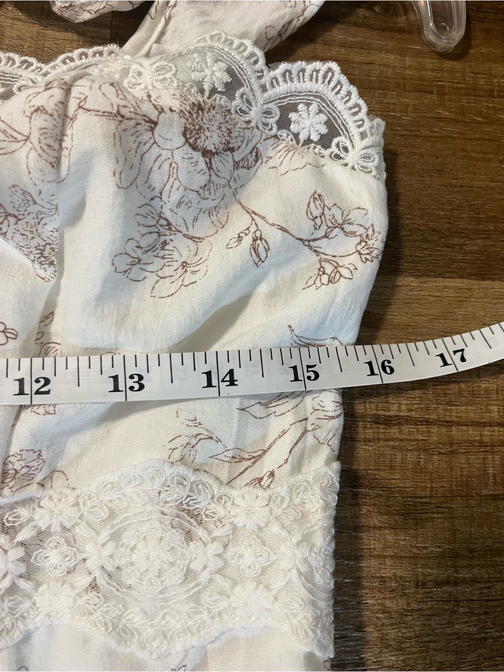 Altar'd State Stella Ivory Floral Lace Tiered Midi Dress - Picture 14 of 14